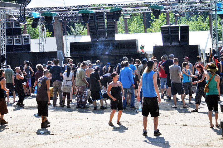 Technopárty v Hrobčicích. Foto: OÚ Hrobčice